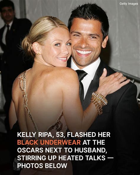 Kelly Ripa Flashes Underwear in Sheer Gown on 2024 Oscars。